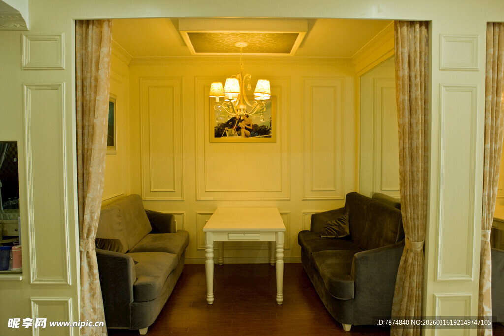 温馨客厅室内场景展示