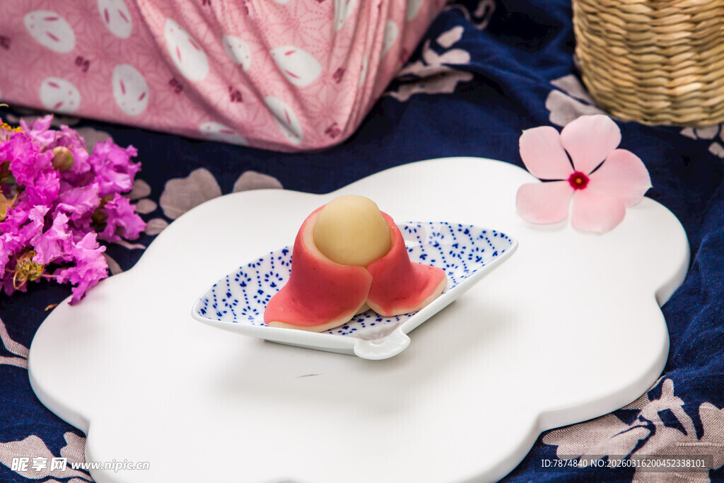 精致日式水果点心摆盘