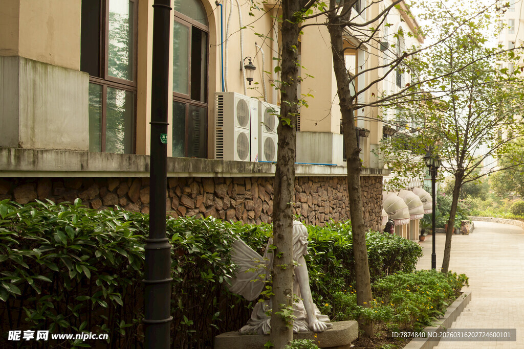 庭院绿植景观 静谧美好