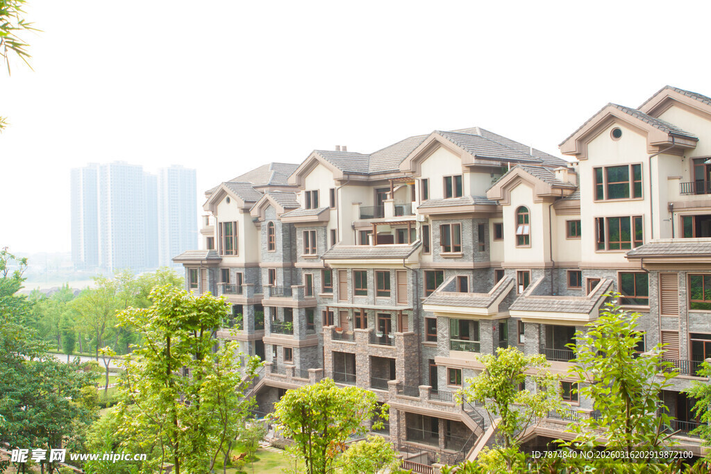 多层花园洋房景观