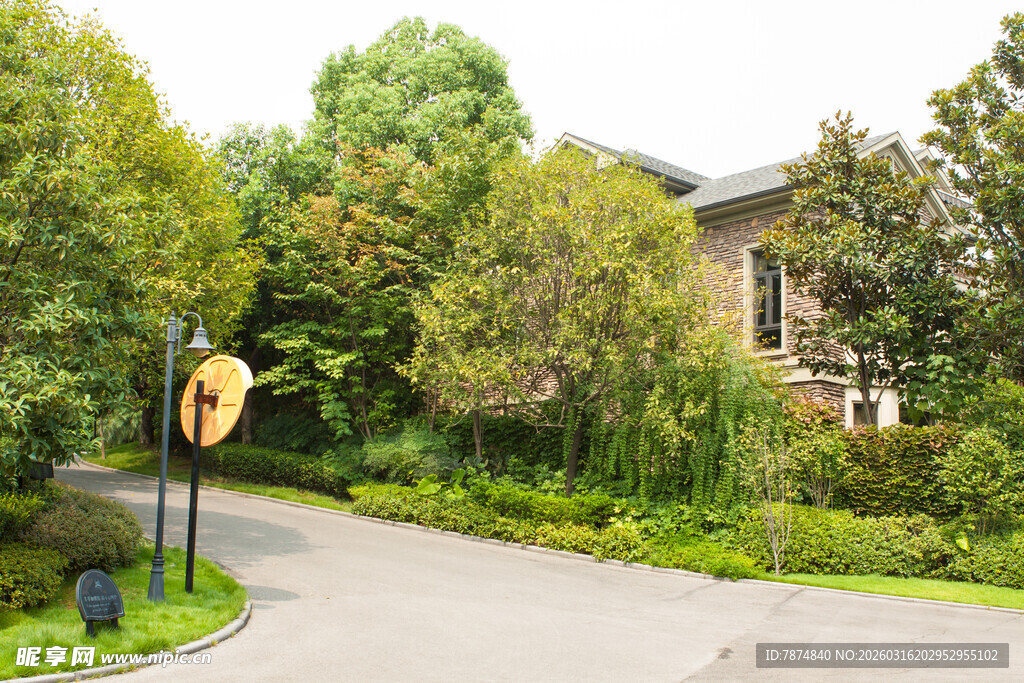 优雅静谧的别墅庭院景观