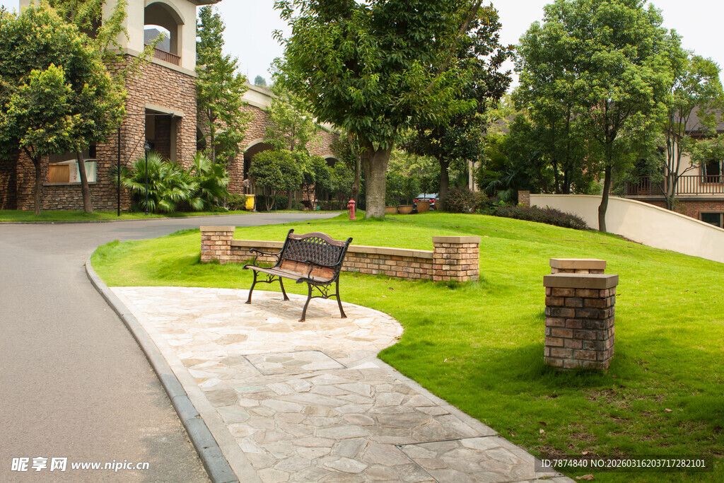 公园中的休憩角落