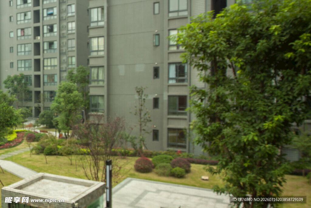 现代小区绿化景观