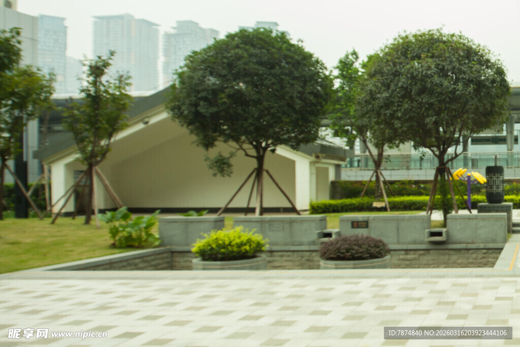 城市户外雅致景观空间