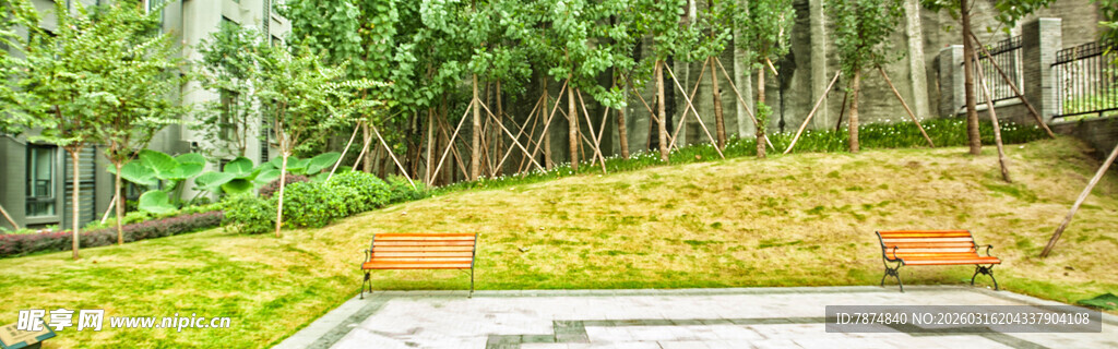 城市中的静谧户外休憩空间