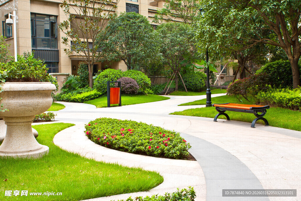 优雅小区花园景观