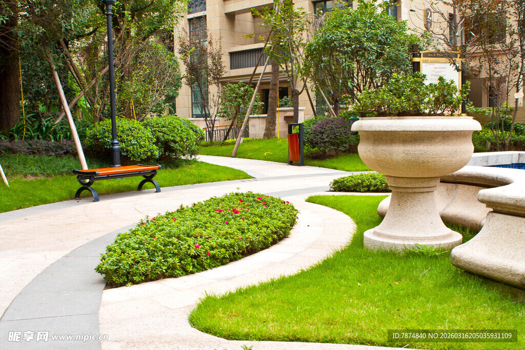 小区优美园林景观