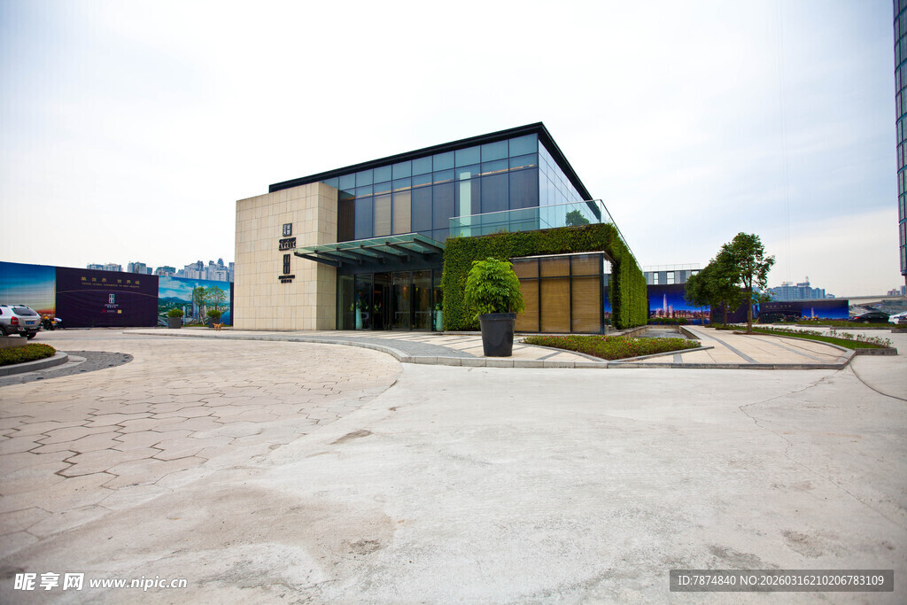 现代风格建筑外观展示