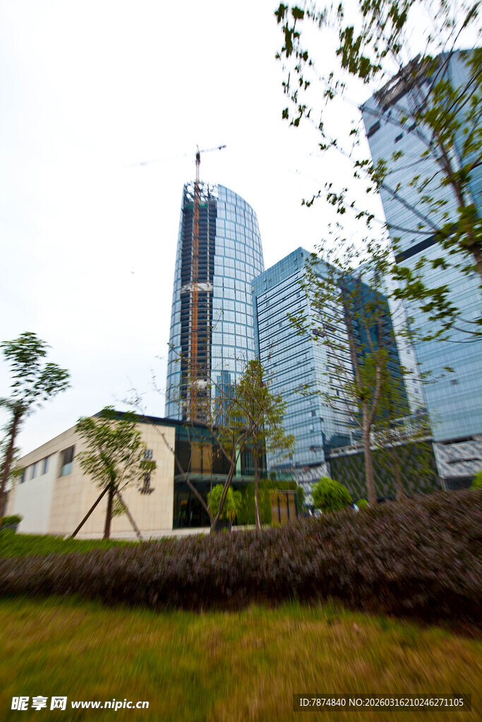 现代都市高楼景观