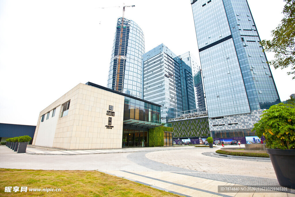 现代都市高楼景观