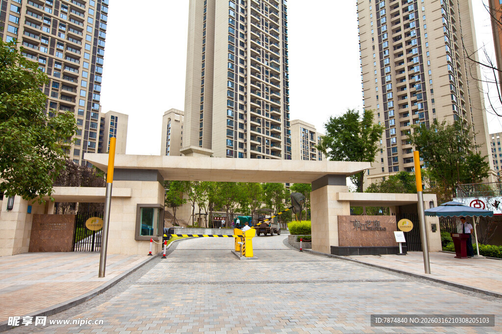 现代小区入口景观