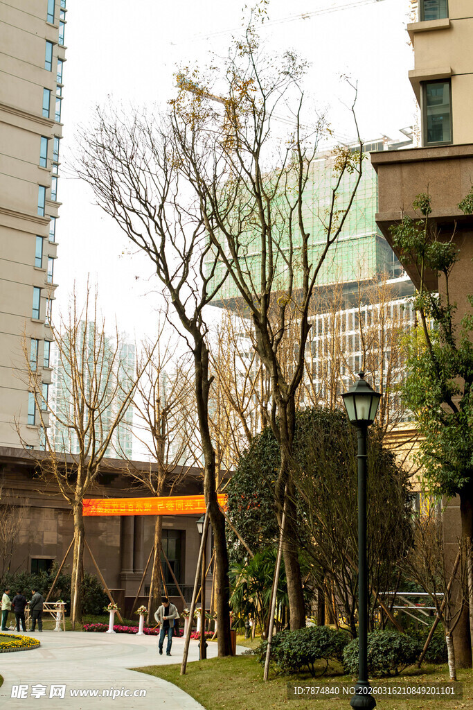 城市小区入口景观