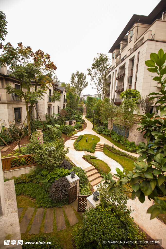 精致住宅小区景观庭院