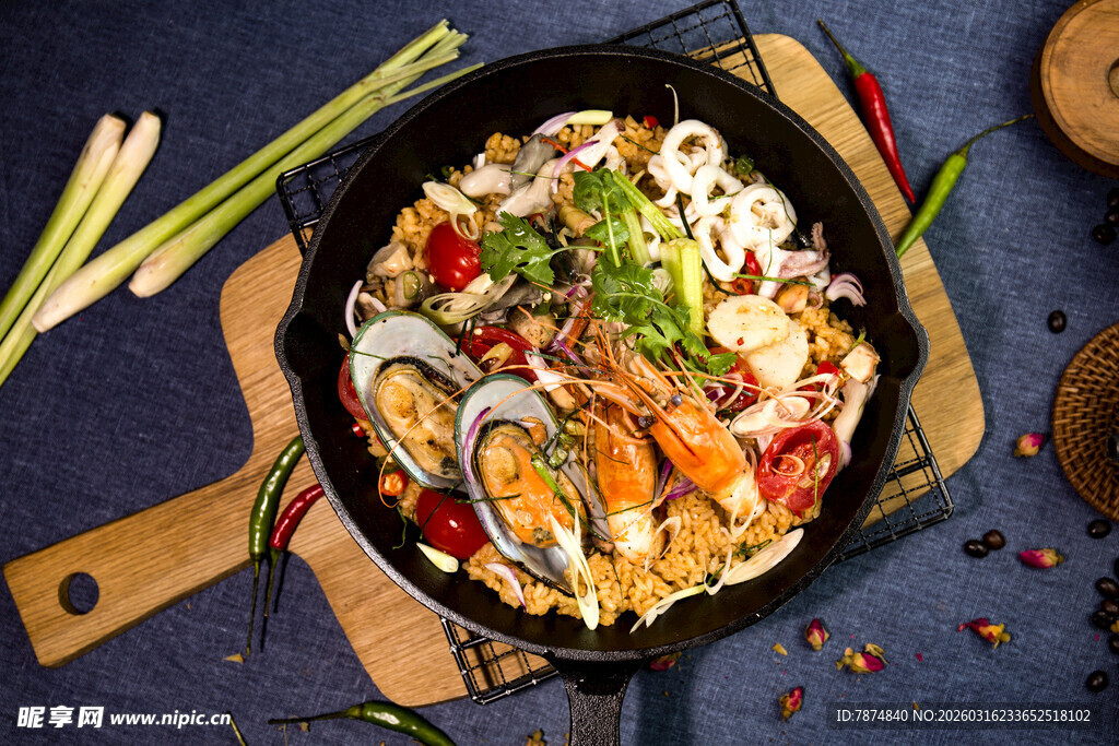 海鲜大餐 丰富美味诱人