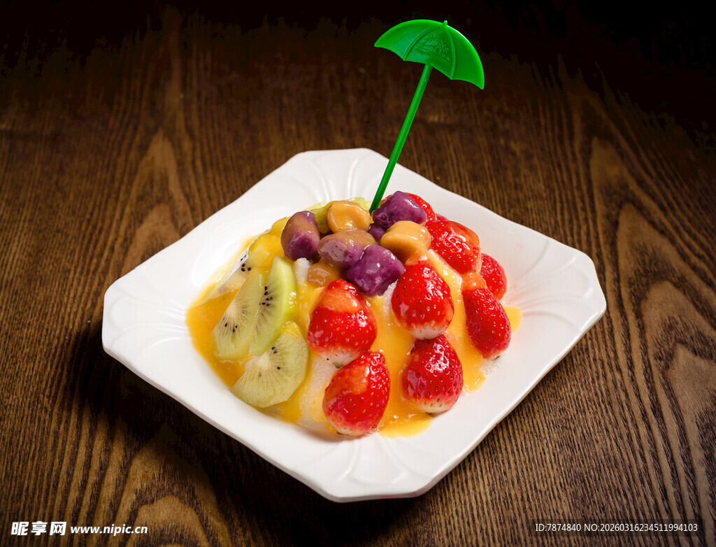 创意摆盘番茄土豆美食