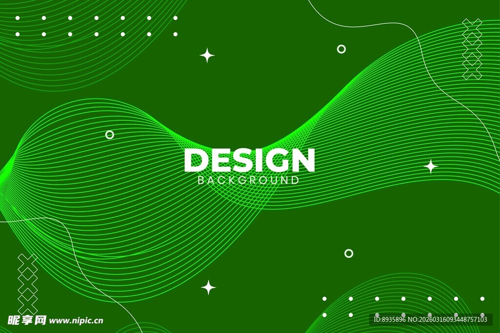 绿色动感背景
