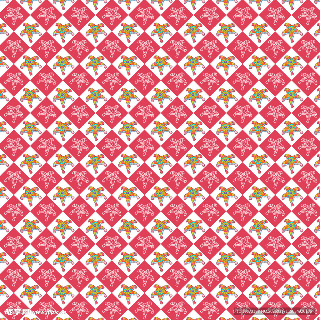 星星装饰图案背景