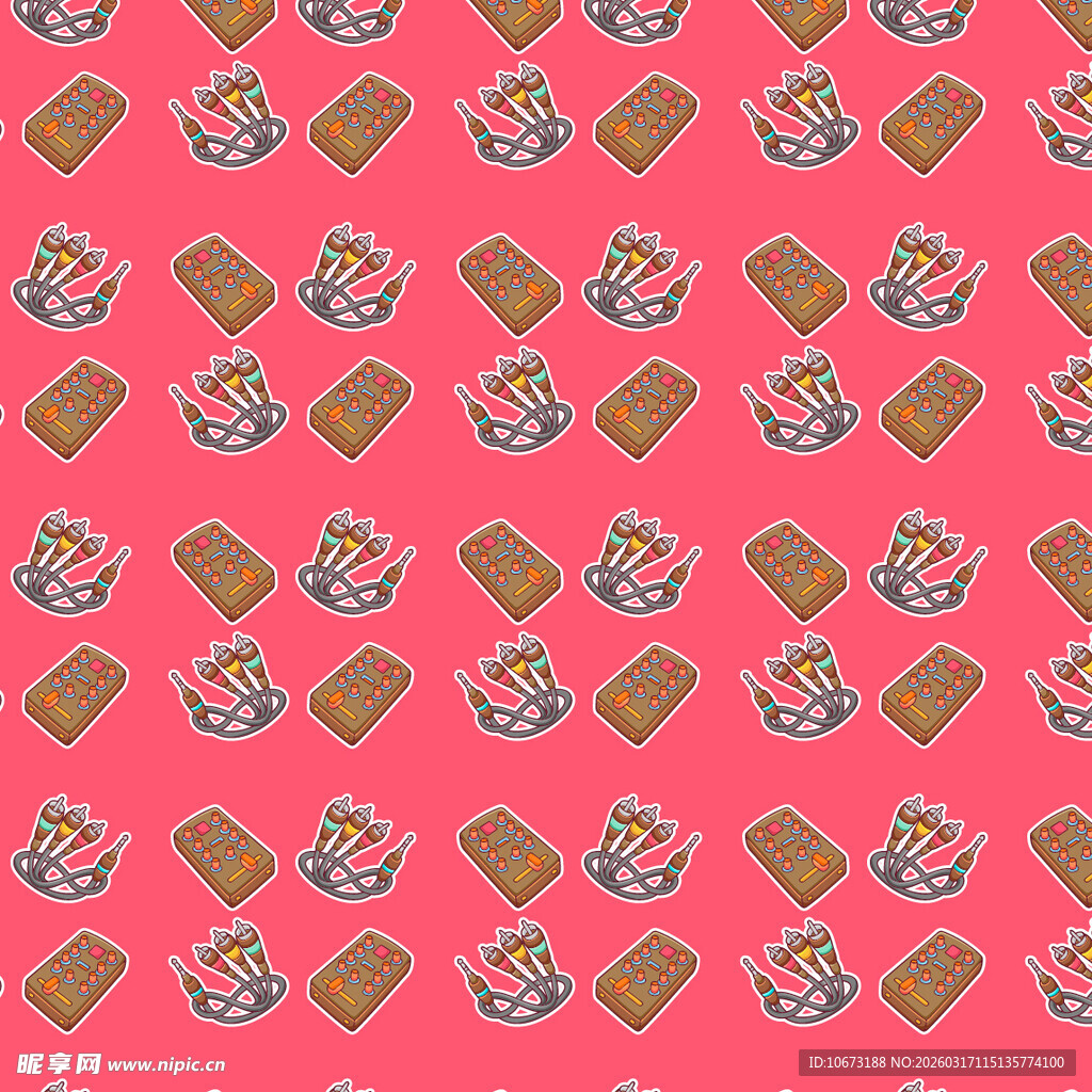 数码元素图案背景