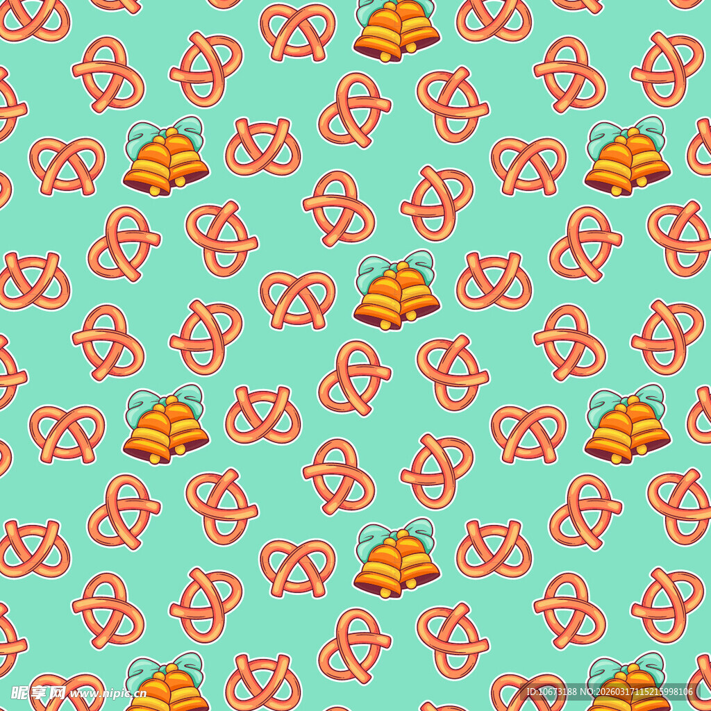 可爱元素图案背景