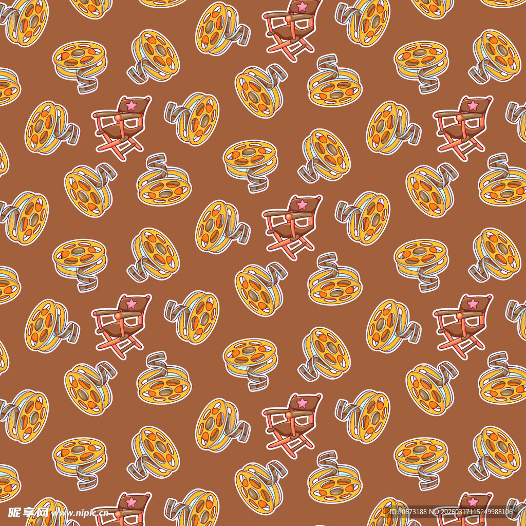 电影元素图案背景