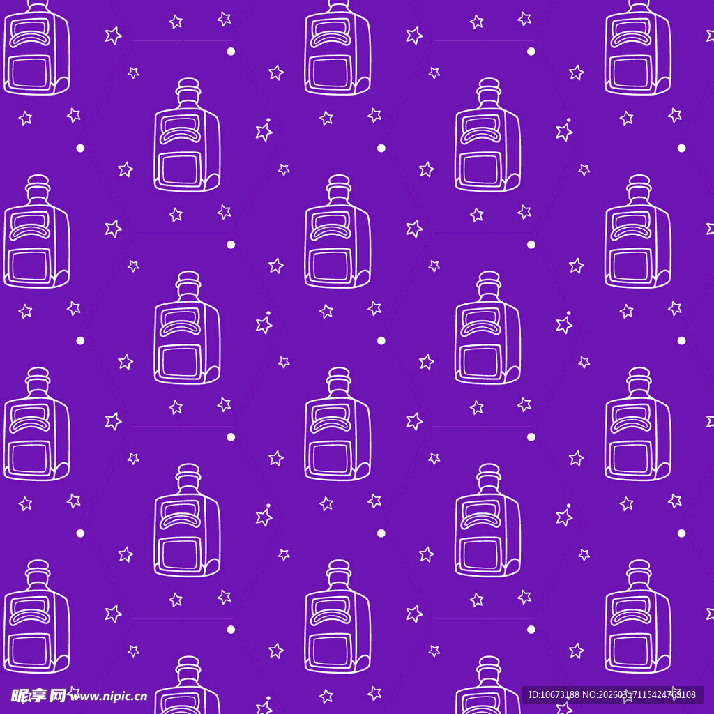 酒瓶图案背景