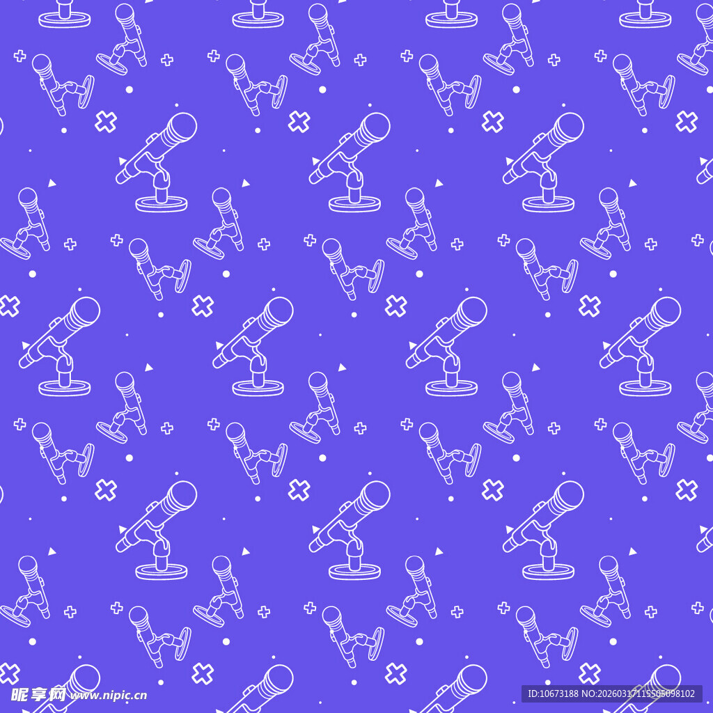 麦克风图案背景