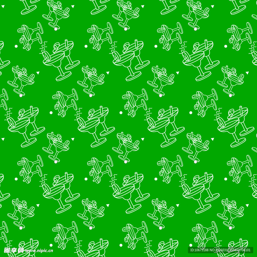 鸡尾酒图案背景