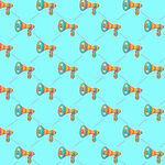 大声公图案背景