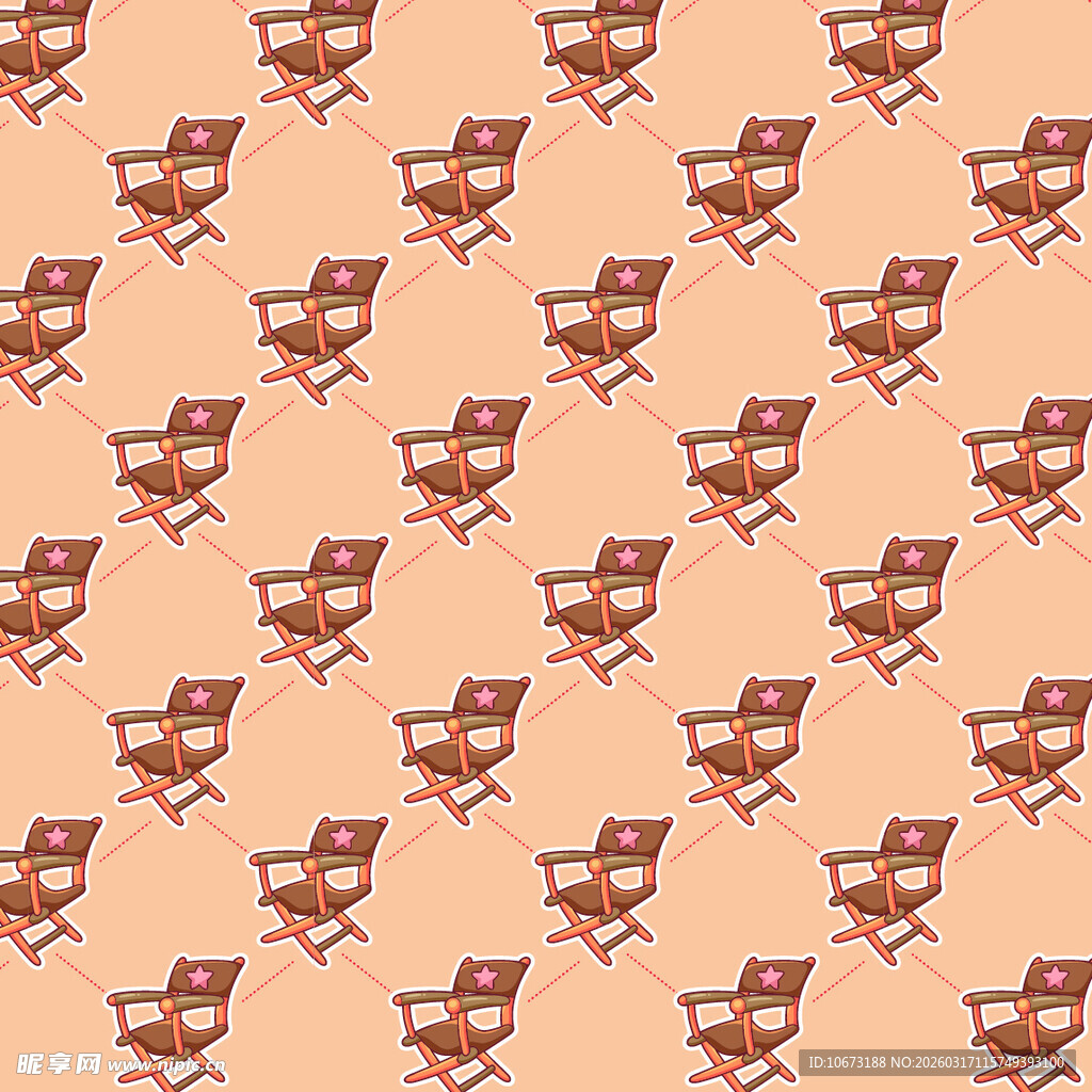 露营椅子图案背景
