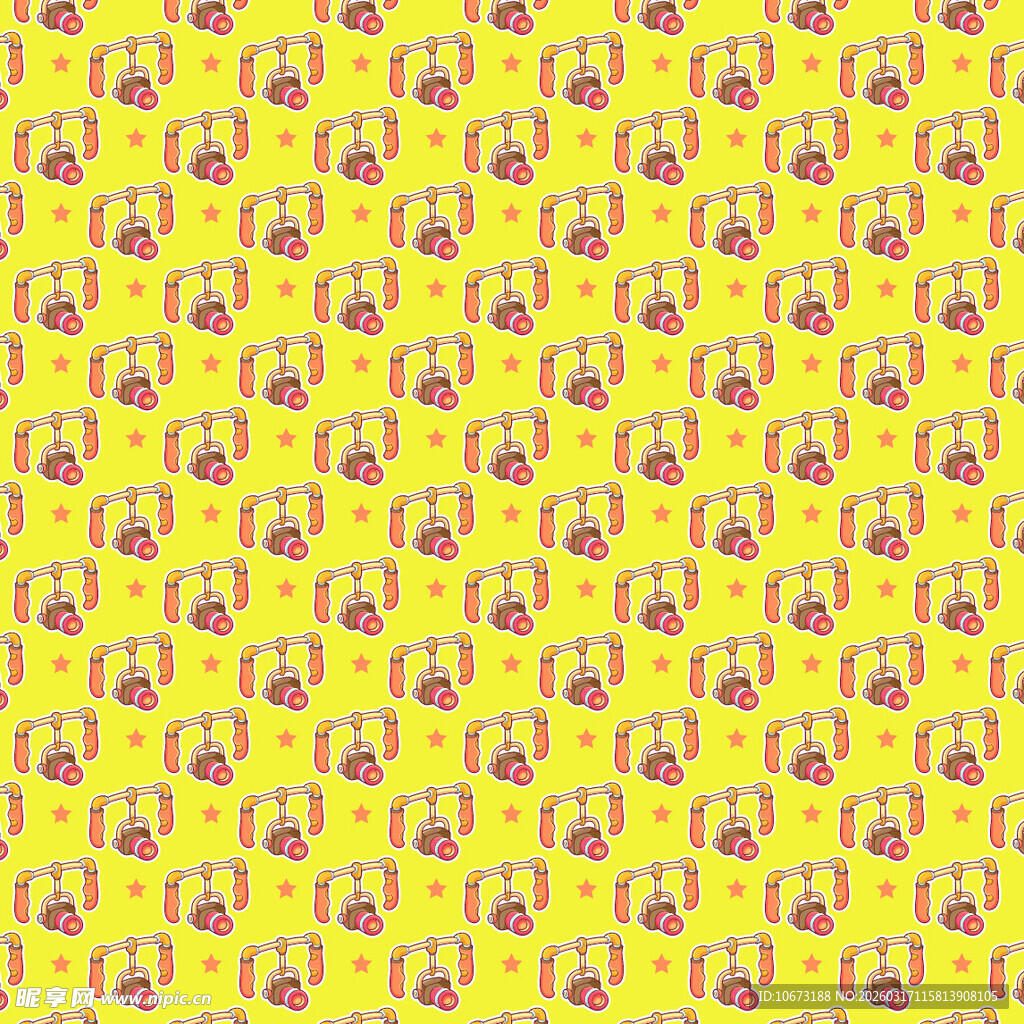 拍摄相机 图案背景