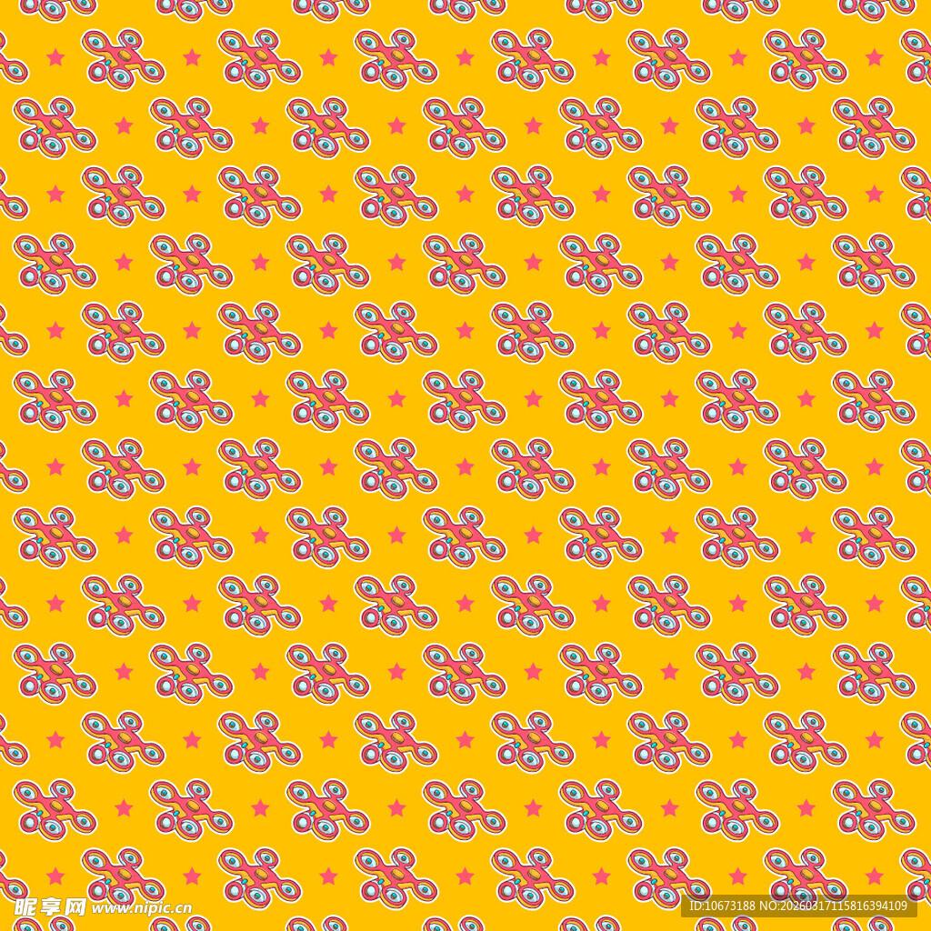 四叶式指尖陀螺图案背景