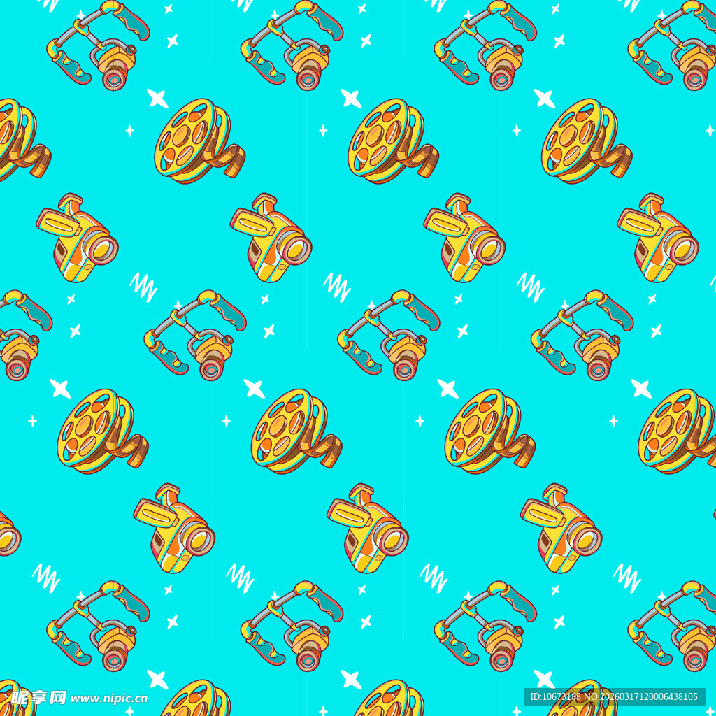 拍戏相关图案背景