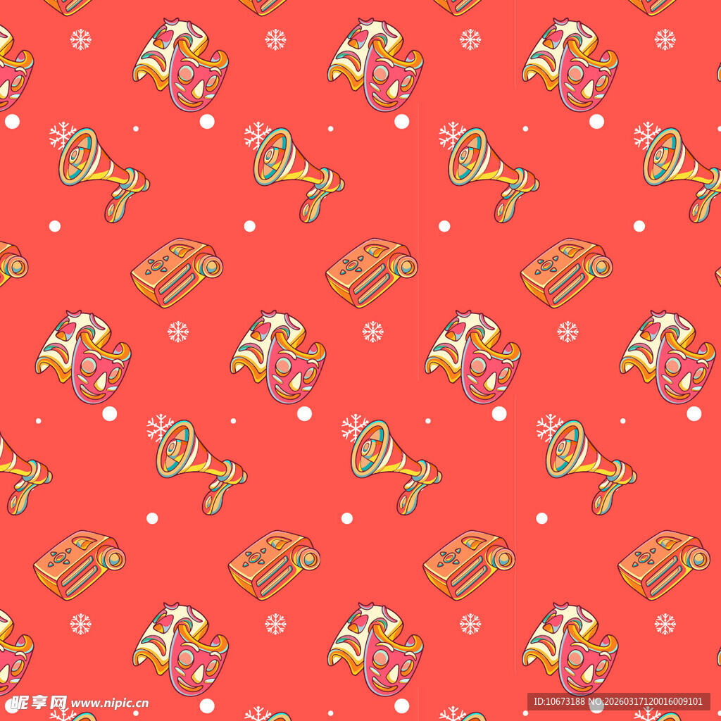 录像元素图案背景