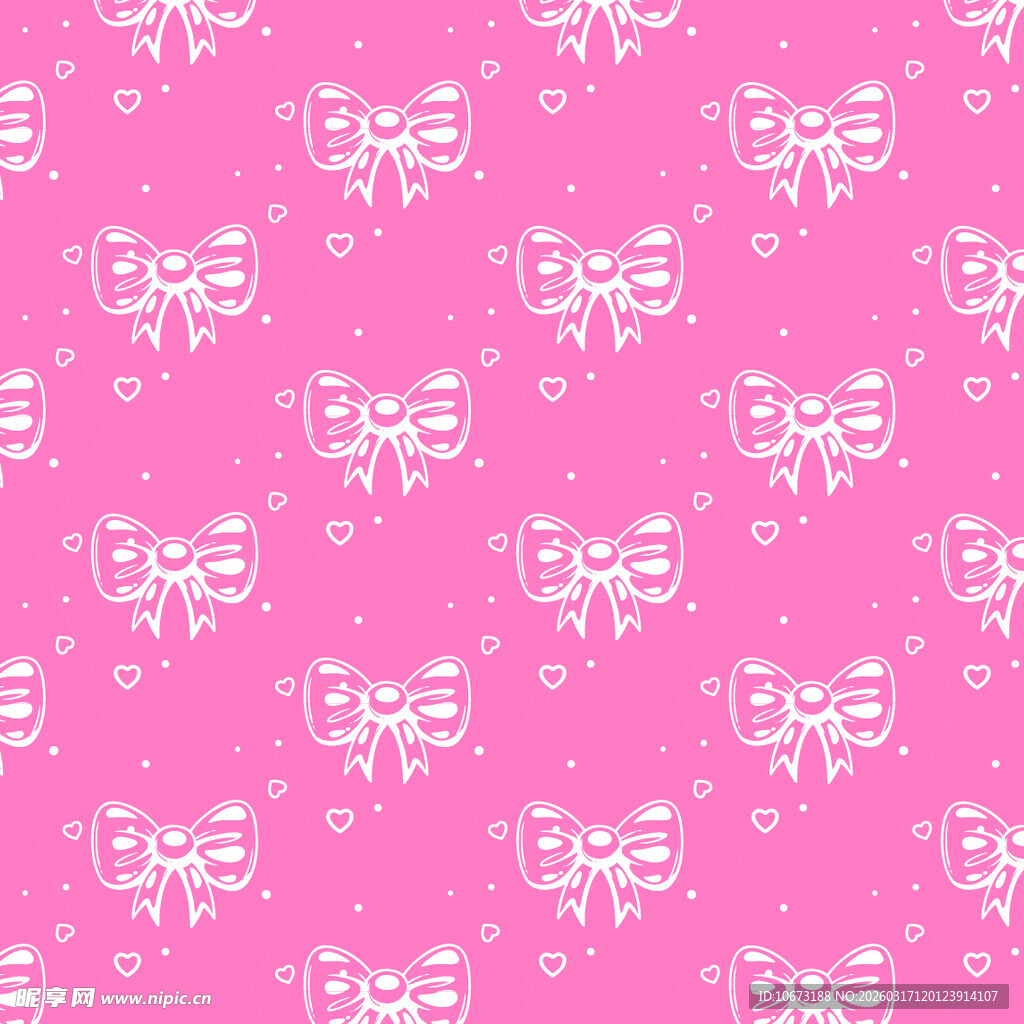 蝴蝶结图案背景