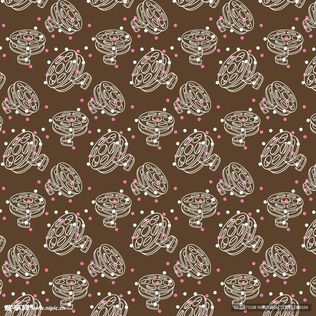 录像带图案背景