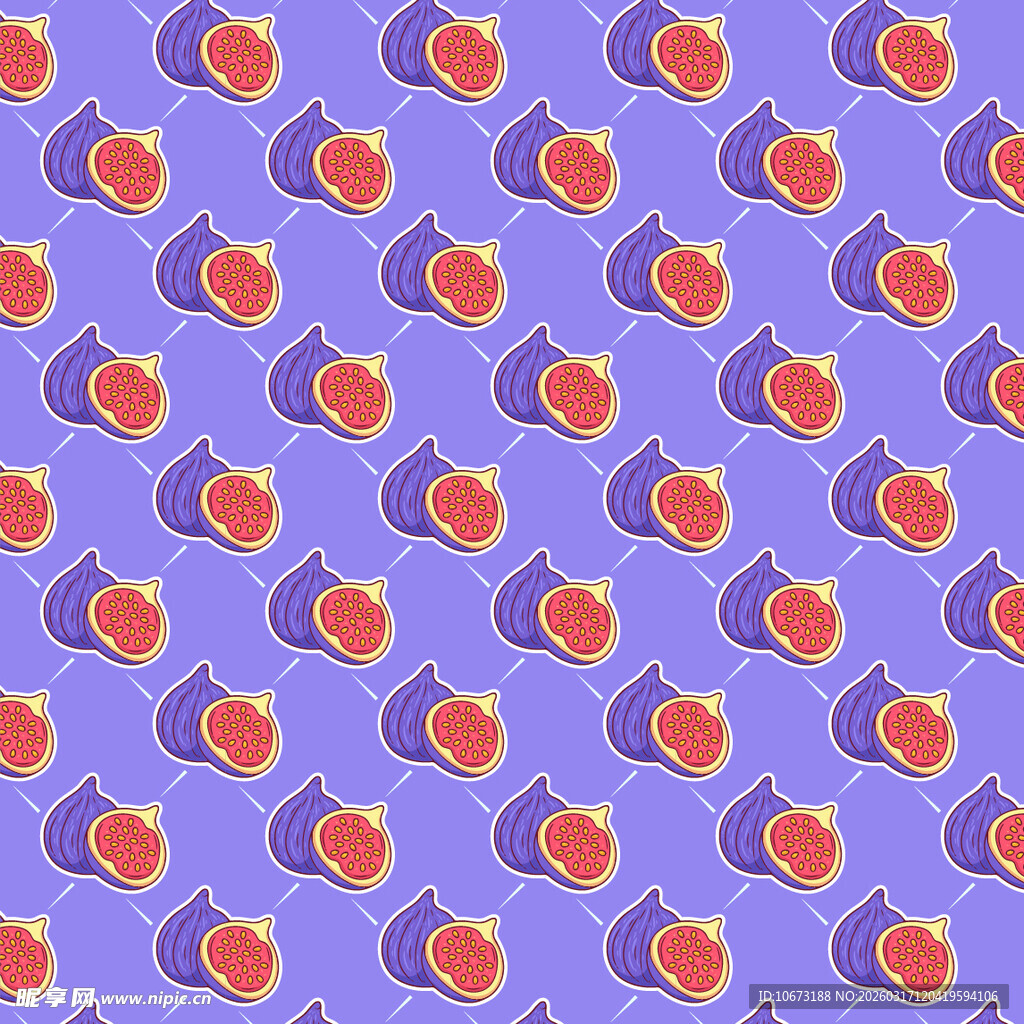 无花果图案背景