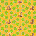 蔬菜水果图案背景