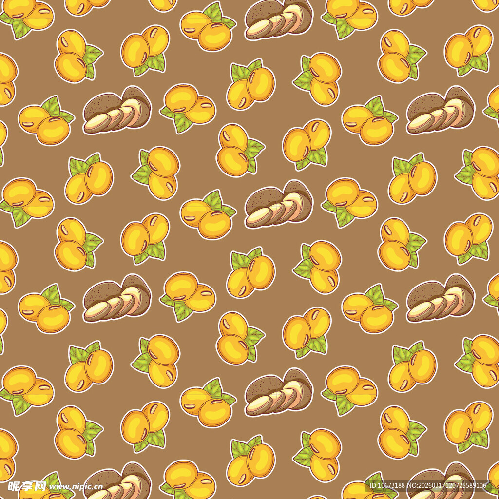 蔬菜水果图案背景