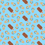 冰淇淋图案背景