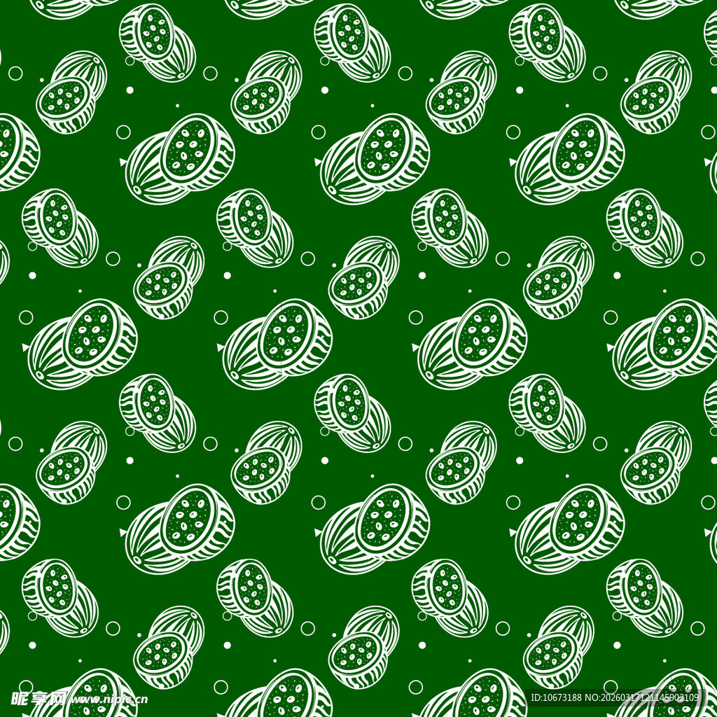 西瓜图案背景