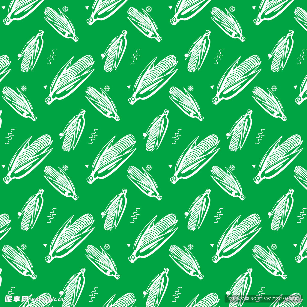 玉米图案背景