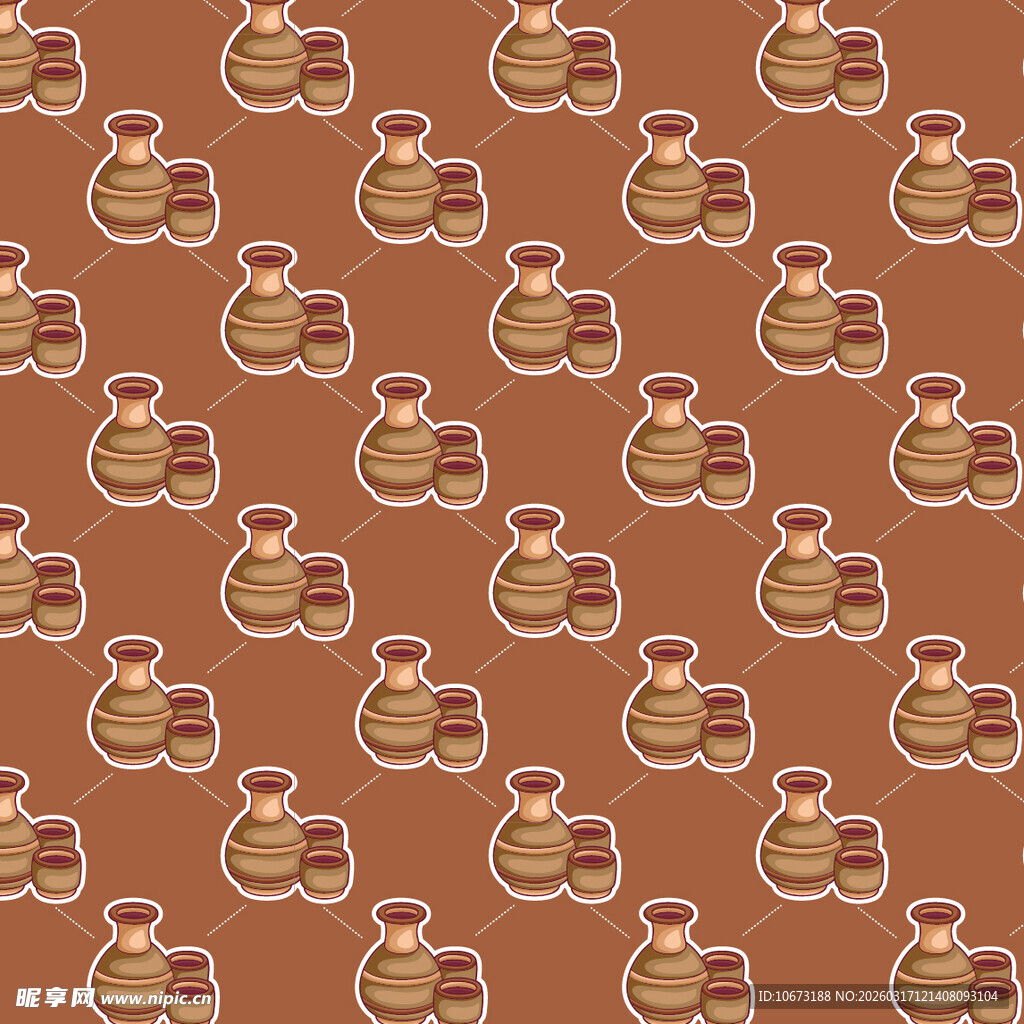 酒瓶图案背景