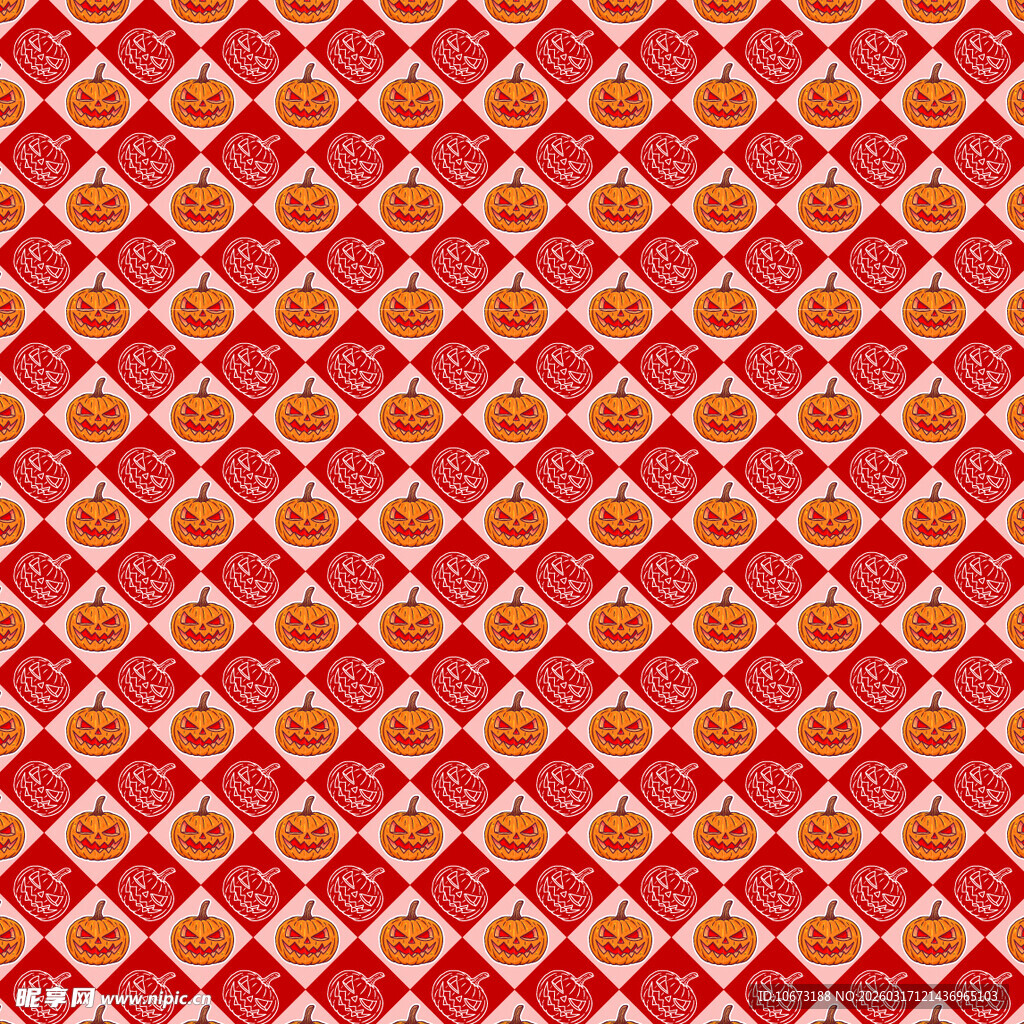 南瓜图案背景