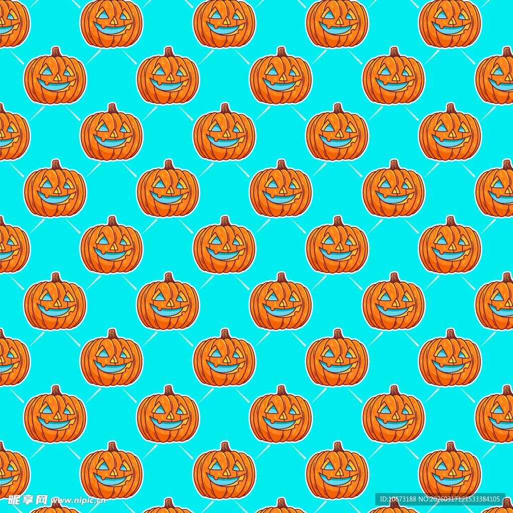 南瓜图案背景