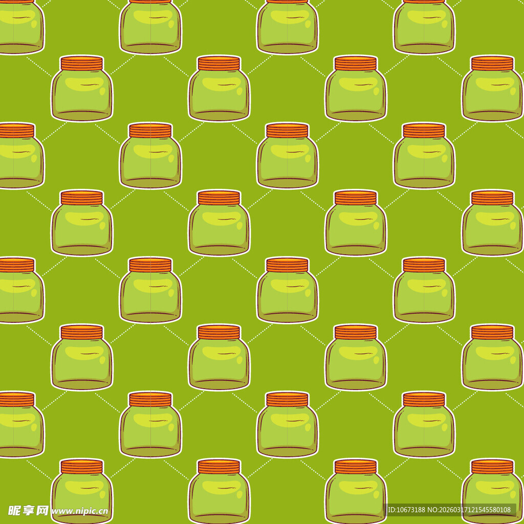 玻璃瓶图案背景