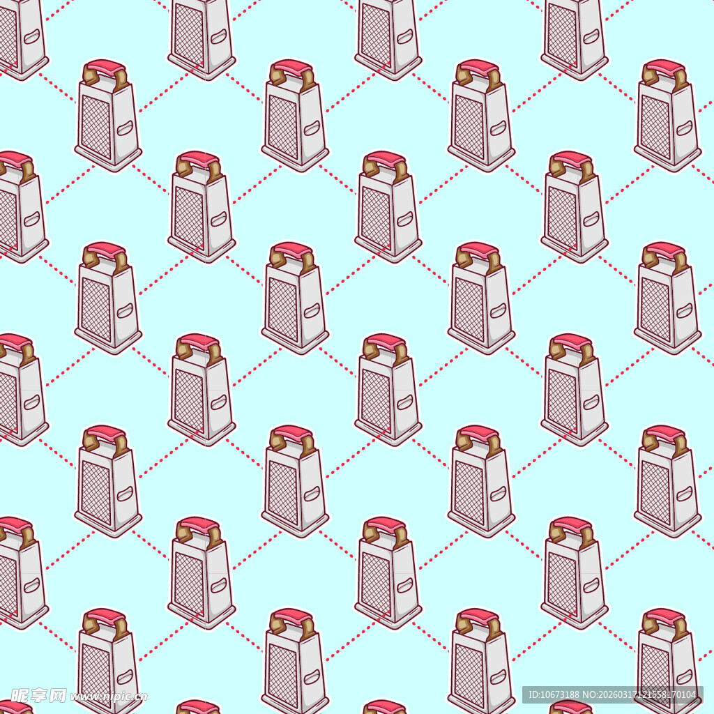 厨房用具图案背景