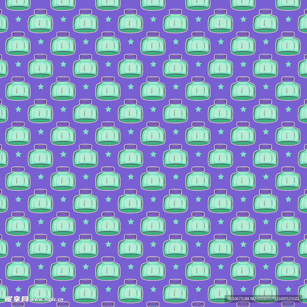 玻璃瓶图案背景