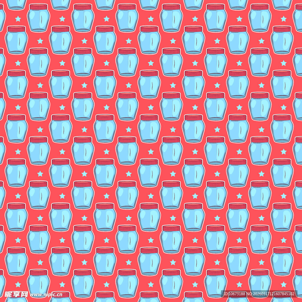 玻璃瓶图案背景