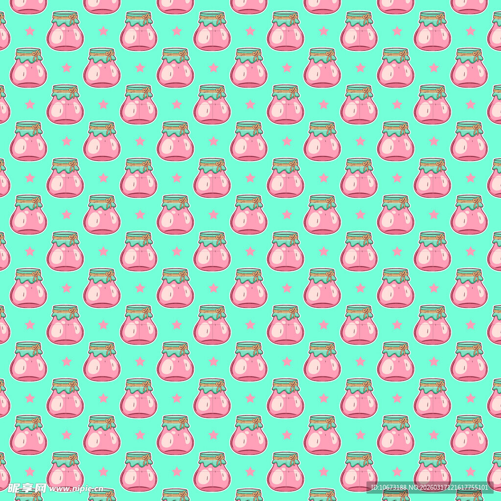 玻璃瓶图案背景