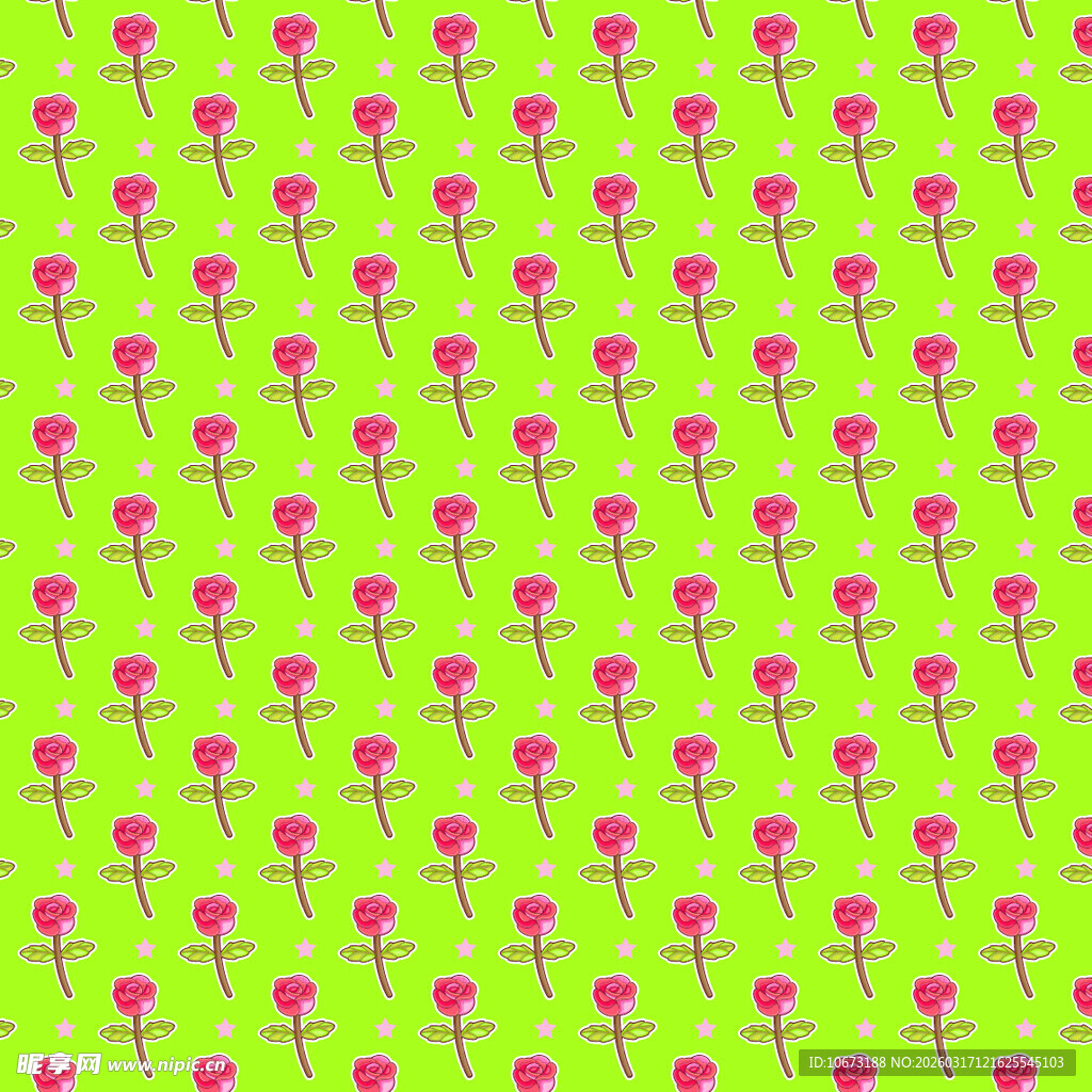 玫瑰花图案背景